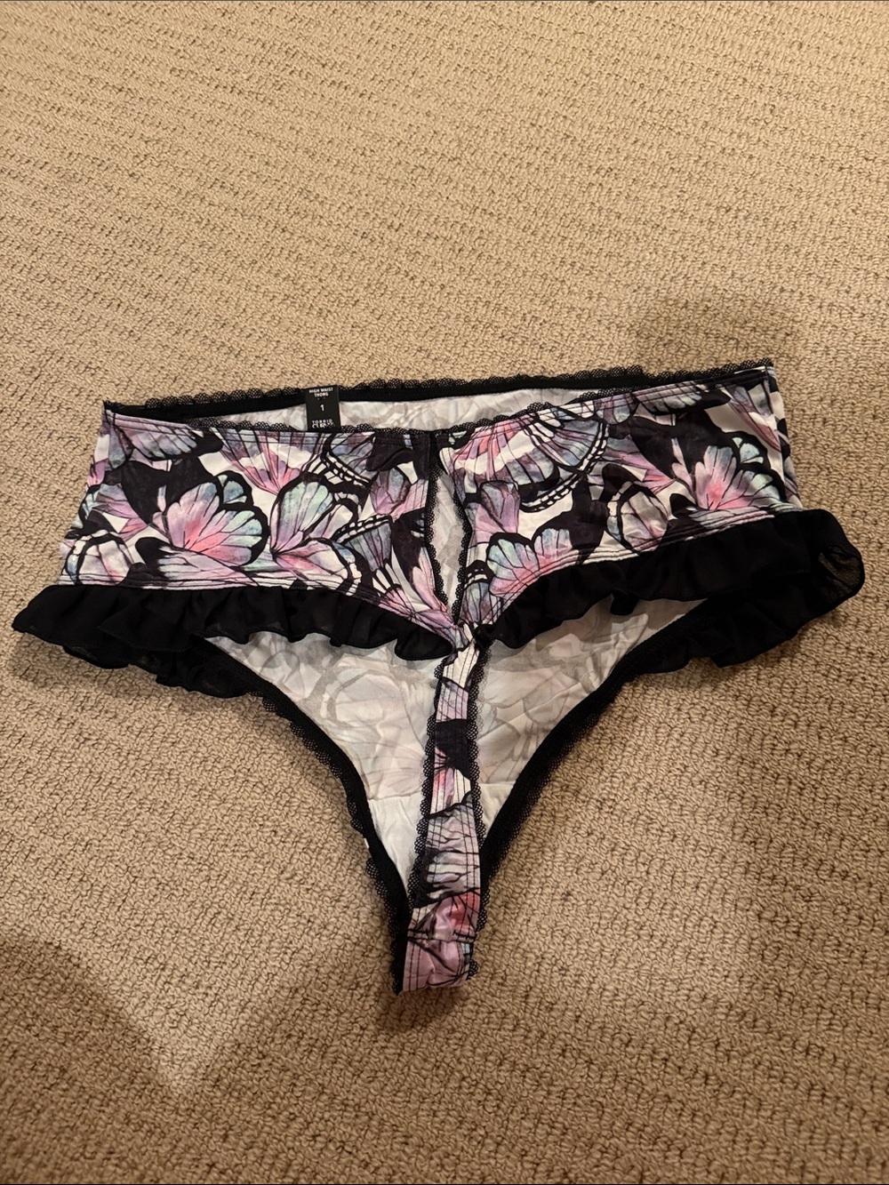 Torrid High Waist Ruffle Thong - Picture 3 of 3